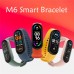 M6 Smart Mini Mens Womens Fitness Tracker Heart Rate Blood Pressure Monitor Pedometer Waterproof Sweatproof Bracelet