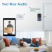 CHAMOUS WIFI Doorbell Smart Home Wireless Phone Door Bell Camera Security Video Intercom 720P HD IR Night Vision For Apartments