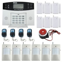 Quad-Band GSM Home SMS Security Alarm System Set