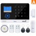 Switchable Wireless Home Security WIFI GSM GPRS Alarm system APP Remote Control RFID card Arm Disarm