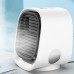 A201 USB Air Cooler Fan Mini Desktop Air Conditioner with Night Light Water Cooling Fan Humidifier Purifier