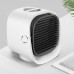 A201 USB Air Cooler Fan Mini Desktop Air Conditioner with Night Light Water Cooling Fan Humidifier Purifier