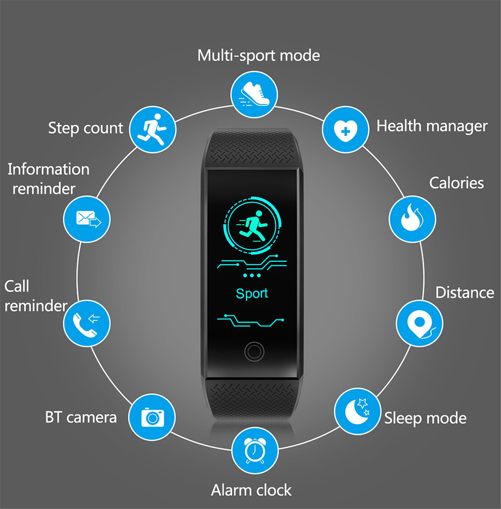 QW18 Smart Bracelet - Blue