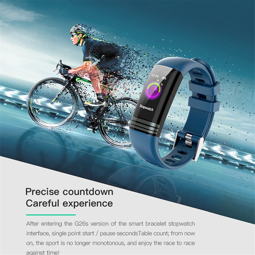 G26S Pro Color Screen Smart Bracelet - Peacock Blue