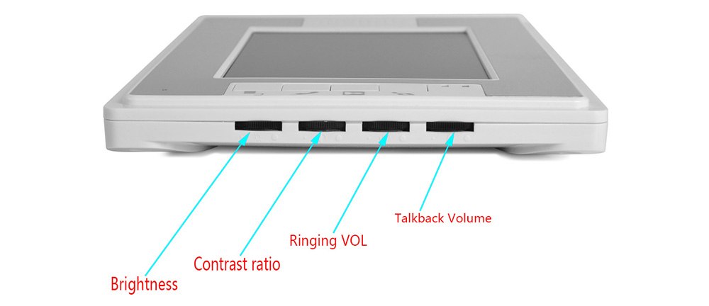 812FG11 Wired Video Doorbell - White