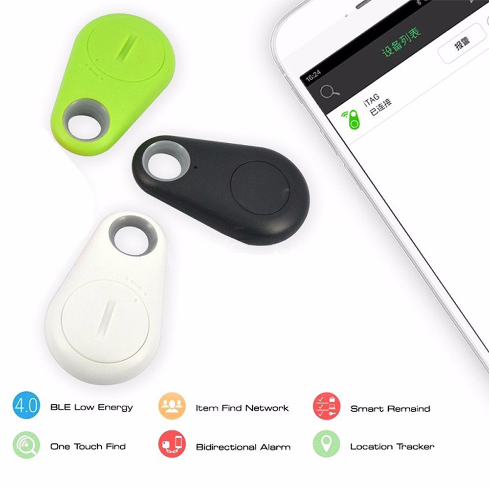 Portable Intelligent Finder GPS Locator Anti-Lost Alarm - Milk White