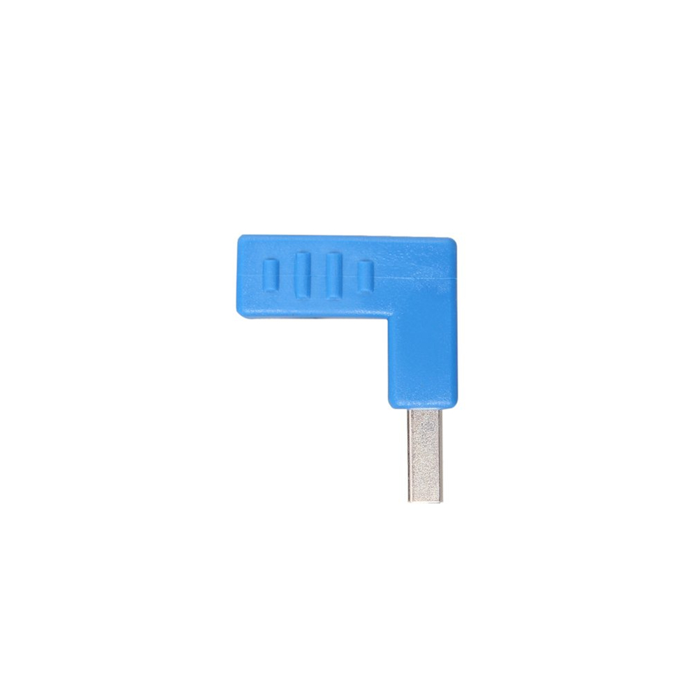 USB 3.0 Male To Female 90 Degree Adapter Plug Converter for PC- Blue